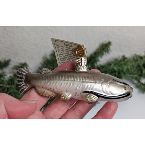 Catfish Retired Old World Christmas Ornament - Picture 5 of 6